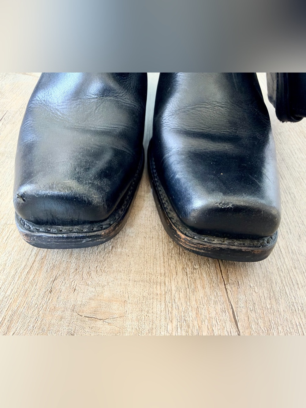 Vintage Frye Harness Boots Resoled 10M - Picture 12 of 12